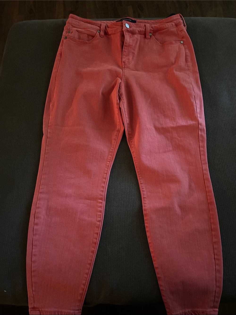 Liverpool Jeans Company Women's Coral-Pink Skinny Jeans